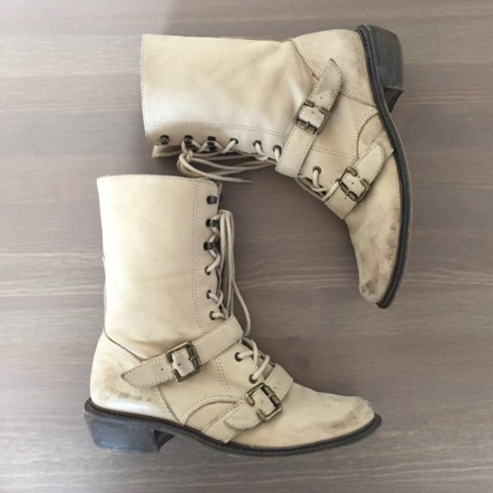 🆕TROUVE 'Sabrina' Distressed Leather Ankle Boot